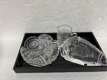 4 PCS CLEAR GLASS APPROXIMATELY 8 Inches
