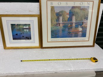 BOSTON PRINTS SWAN BOATS