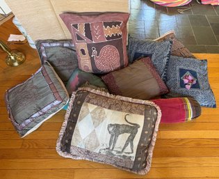 Large Lot Of Decorative Pillows