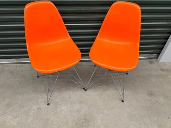 PR ORANGE CHAIRS