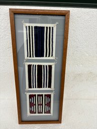 WEAVING EXAMPLES 10x22 FRAMED