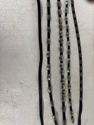 LEATHER BELTS W/SILVER