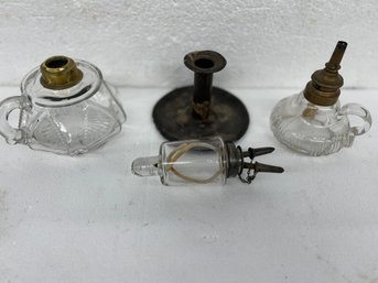 FINGER WHALE/OIL LAMPS