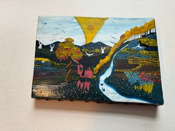 5x7 1/4 OIL ON CANVAS PAINTING