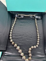 Tiffany Sterling Necklace In Case