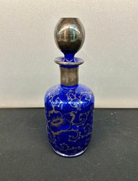 -art Glass Cobalt Decanter
