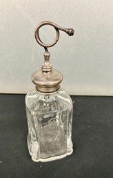 Perfume Bottle With Gorham Sterling Top