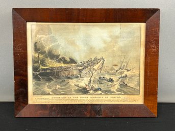 Framed Currier Print -   12x16