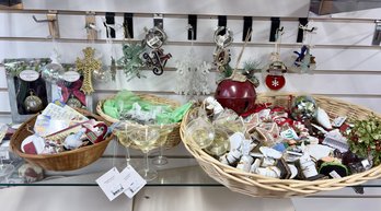 Large Lot Of New Novelty Christmas Ornaments