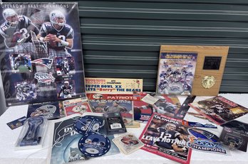 NE Patriots Souvenir Lot