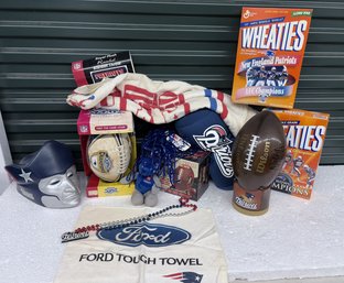 NE Patriots Footballs - Wheaties - Hat - Etc