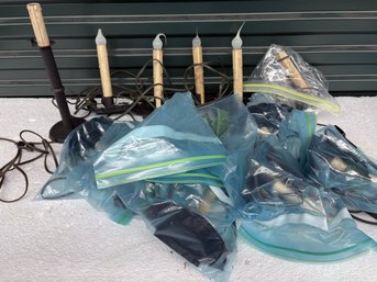 Approximately 30 Electric Window Candles