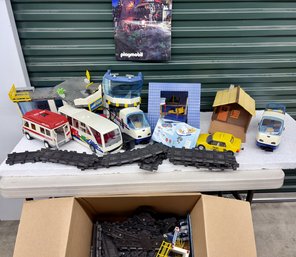 Vintage Play-mobile Transportation Set