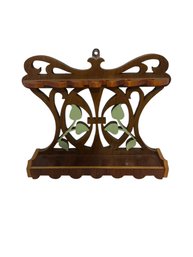 Tramp Art Pipe Holder