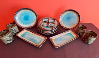 Partial Set Of Kotobuki Dinner Ware And 4 Tea Mugs