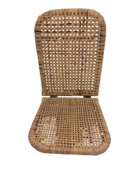 Vintage Folding Bamboo Canoe Seat