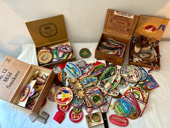Generous Lot Of Boy Scout Patches