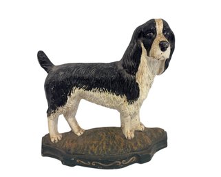 Cast Iron Dog Doorstop -  11x10.5