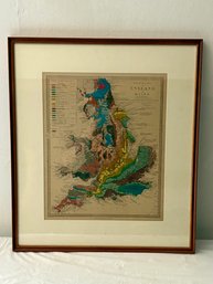 Framed Map Of Wales - 20x23