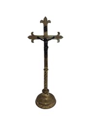 Brass Crucifix - 22x8
