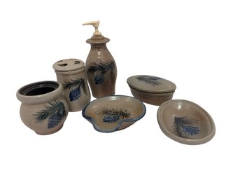 Rowe Pottery Works - 6 Pc Vanity Set
