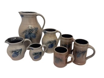 Rowe Pottery Works - Pitchers And Mugs - Tallest 11 Inch