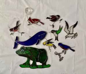 Nine Stained Glass Figures