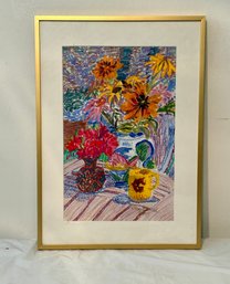 Rudbeckias Geraniums Yellow Mug