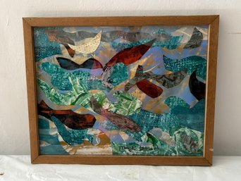 School Of Whales - Collage