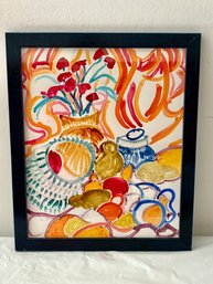 Stylized Flowers And Fruit