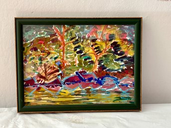 Monhegan - Looking Across The Ice Pond