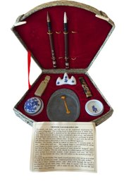 Chinese Calligraphy Set.