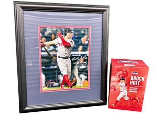 Brock Holt Poster And Bobblehead