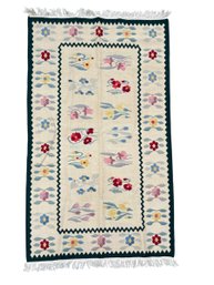 Floral Kilim Rug - 3x5