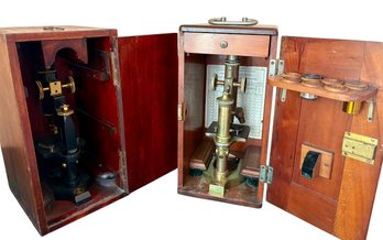 Two Vintage Microscopes
