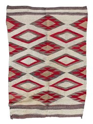 Vintage Navajo Eye Dazzler Rug - 33x48