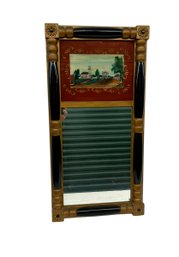 Split Column Reverse Painting On Glass Mirror - 13x25