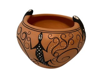 Signed Zuni Pottery Bowl