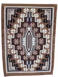 Gray Brown Navajo Rug - 36x50