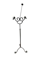 Wrought Iron Floor Candle Stand