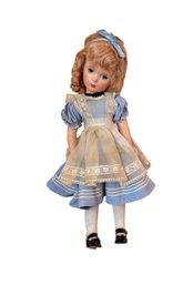 18 Inch Madame Alexander Doll In Blue Bress