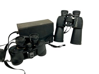 Two Pairs Of Binoculars - Nikon And Bushnell