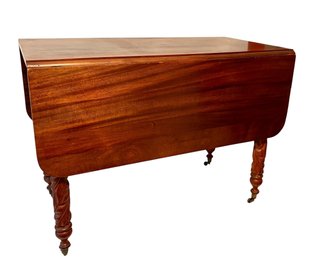 19th C Drop Leaf Table 20x39x29 Tall