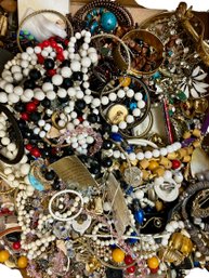 Large Lot Of Costume Jewelry