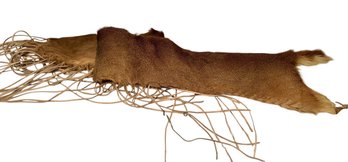 Deer Skin Gun Case With Satchel  And Buck Shot Carrier