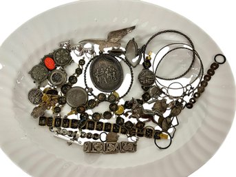 Lot Of Mostly Sterling Jewelry Pieces.