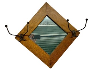 Larkin Oak Hat Mirror