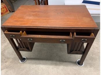 Mission Oak Desk 25x42