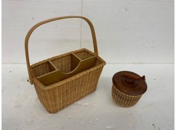 Two Nantucket Style Baskets