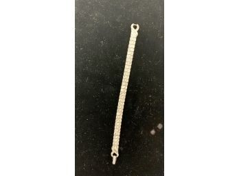 Sterling And Rhinestone Bracelet